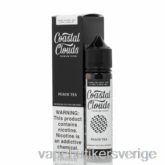 Vape Sverige Persika Te - Coastal Clouds Co. - 60ml 3mg